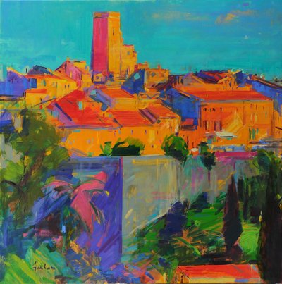 Saint-Paul de Vence, Golden Light by Peter Graham