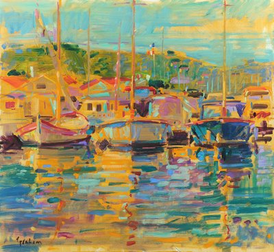 Saint-Tropez Morning, 2018 by Peter Graham