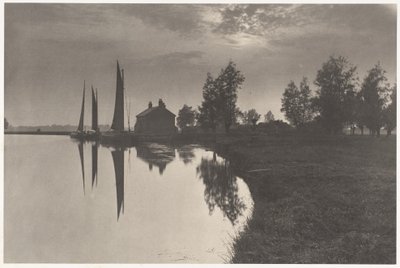 Cantley: Wherries Waiting for the Turn of the Tide by Peter Henry Emerson