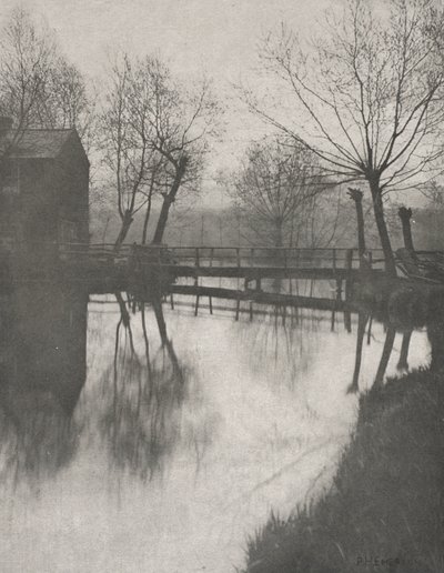 Footbridge Near Chingford, from The Compleat Angler by Peter Henry Emerson