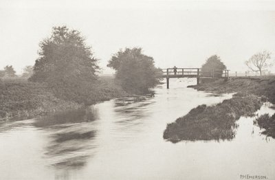 Footbridge Near Tottenham by Peter Henry Emerson