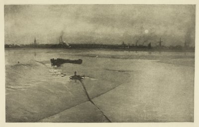The Last of the Ebb-Great Yarmouth from Breydon by Peter Henry Emerson
