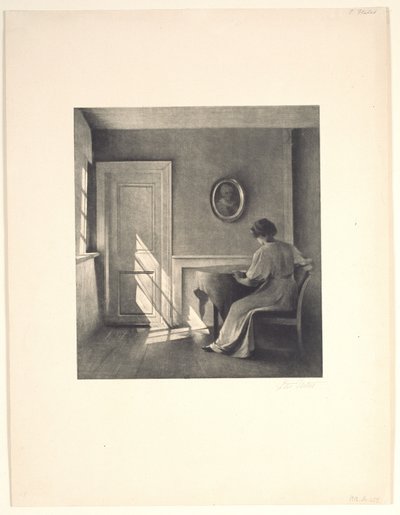 Sunlight on a Door by Peter Vilhelm Ilsted