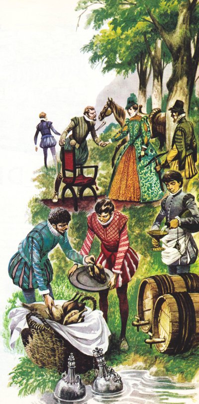 A picnic for Queen Elizabeth I by Peter Jackson