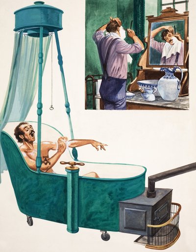 Bathing and Shaving by Peter Jackson