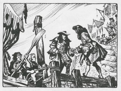 Brixham, where William, Prince of Orange, landed in 1688 to claim the English throne by Peter Jackson
