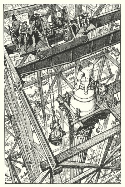 Erection of the Statue of Nelson on Top of Nelson