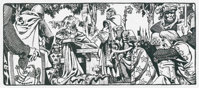 King John Signing Magna Carta at Runnymede by Peter Jackson