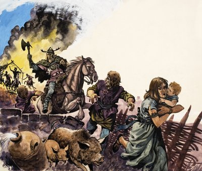 Saxon Raiders by Peter Jackson