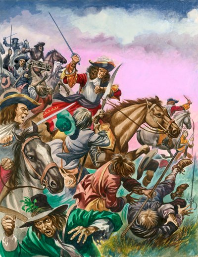 The Duke of Monmouth at the Battle of Sedgemoor by Peter Jackson