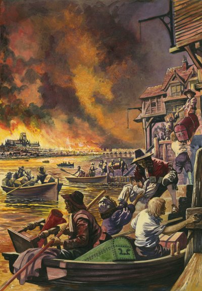 The Great Fire of London 1666 by Peter Jackson