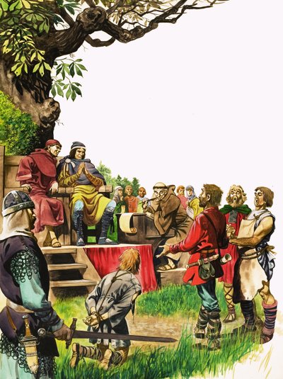 The Wonderful Story of Britain: Laws of the Anglo-Saxons by Peter Jackson