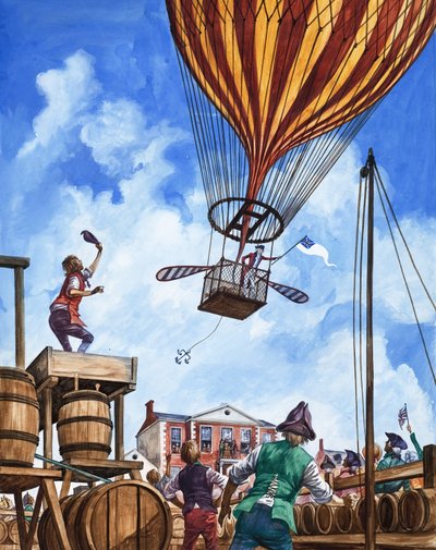 The Wonderful Story of Britain: The First Balloons by Peter Jackson