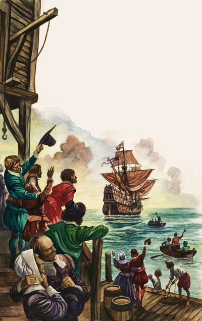 The Wonderful Story of Britain: The Pilgrim Fathers by Peter Jackson