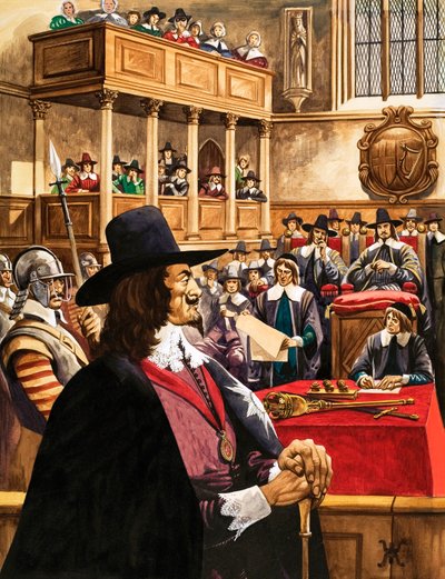 The Trial of King Charles the First in Westminster Hall by Peter Jackson
