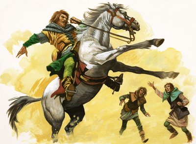 Unidentified Rider on Bucking Horse by Peter Jackson
