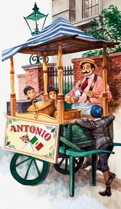 Victorian ice-cream seller by Peter Jackson