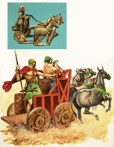 Wooden-Wheeled Chariot by Peter Jackson