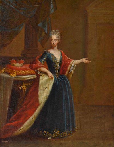 Portrait of Maria Antonia of Austria, Electress of Bavaria by Peter Jacob Horemans