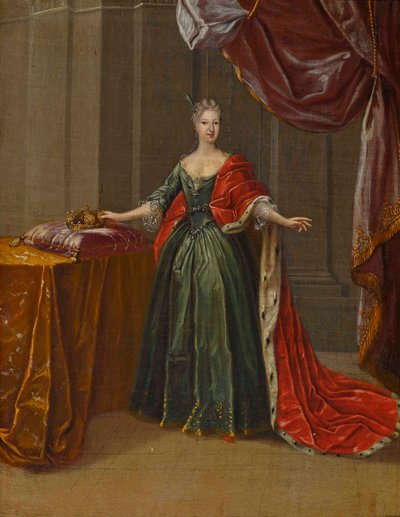 Portrait of Princess Maria Antonia of Bavaria, Electress of Saxony by Peter Jacob Horemans