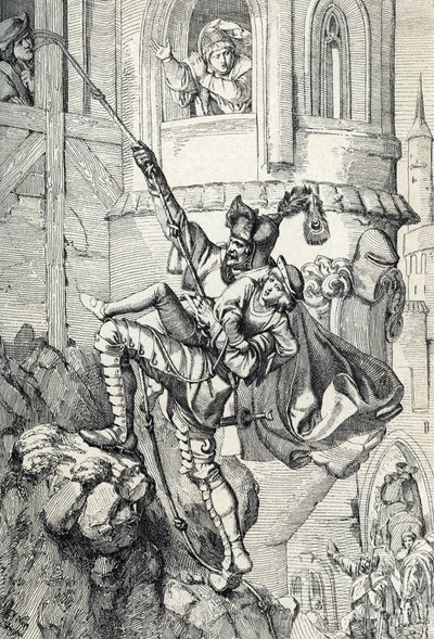 Prinzenraub: Abduction of the Princes Ernest and Albert by Peter Johann Nepomuck Geiger
