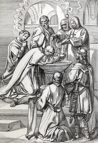 Representation of Saint Augustine of Canterbury by Peter Johann Nepomuck Geiger