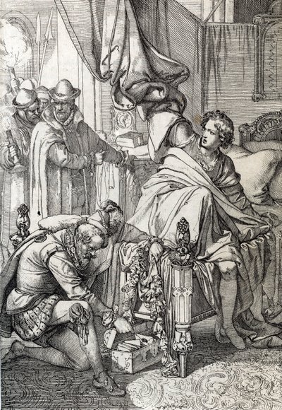 The arrest of Charles of Austria (1545-1568) by Peter Johann Nepomuck Geiger