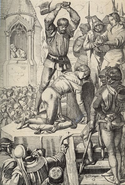 The Execution of Conradin by Peter Johann Nepomuck Geiger