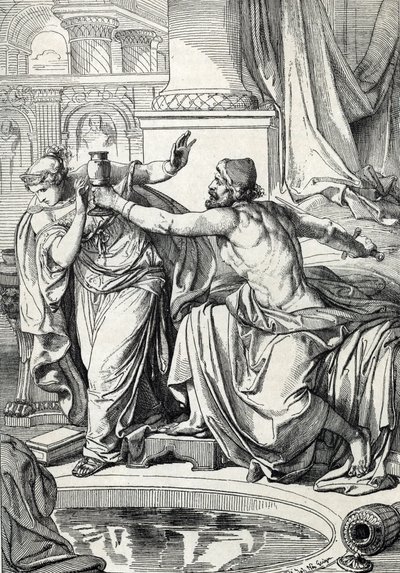 The Gepid Princess Rosemonde and Her Lover by Peter Johann Nepomuck Geiger
