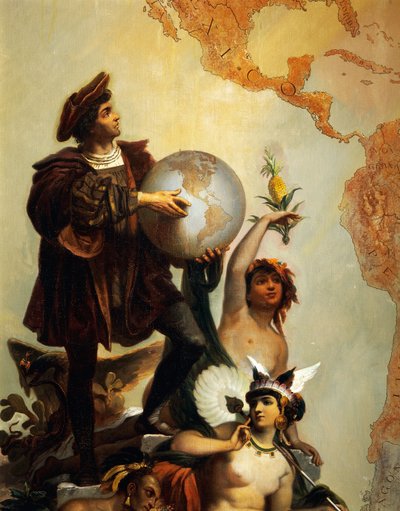 Christopher Columbus (1451-1506) (detail) by Peter Johann Nepomuk Geiger