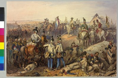 First coalition war. 18.3.1793: Battle of Neerwinden 1793 by Peter Johann Nepomuk Geiger
