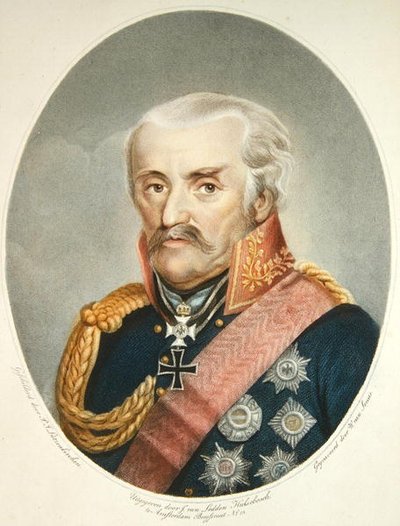 Field Marshal Prince Von Blucher (1742-1819) by Peter Joseph (after) Lutzenkirchen