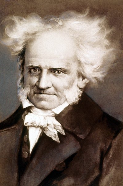 The German Philosopher Arthur Schopenhauer, Photo after Painting by Peter Kramer by Peter Kramer
