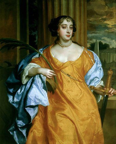 Barbara Villiers, Duchess of Cleveland as St. Catherine of Alexandria, c.1665-70 by Peter Lely