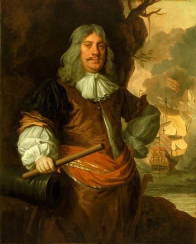Cornelis van Tromp (1629-1691), c.1675 by Peter Lely