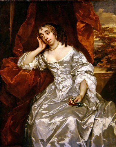 Portrait of Elizabeth Capel Countess of Carnarvon, c.1662 by Peter Lely