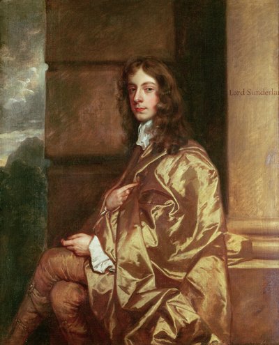 Portrait of Henry Spencer, 1st Earl of Sunderland by Peter Lely