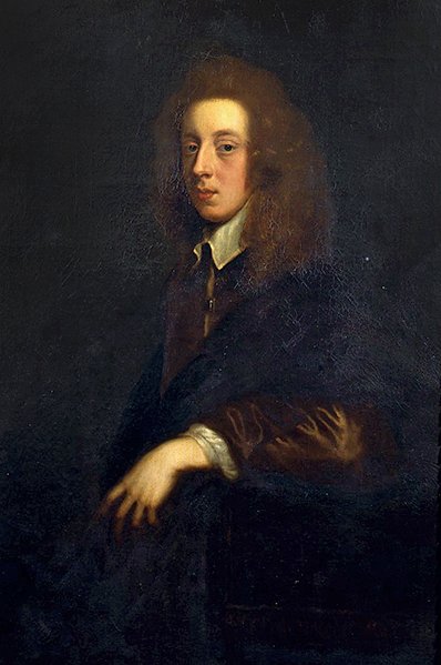 Portrait of the Poet Waller (1606-87) by Peter Lely