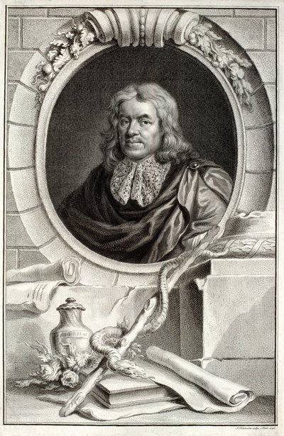 Thomas Sydenham, engraved by Jacobus Houbraken by Peter Lely