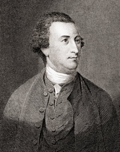 William Paca, Founding Father and Signatory of Declaration of Independence (engraving) by Peter Maverick