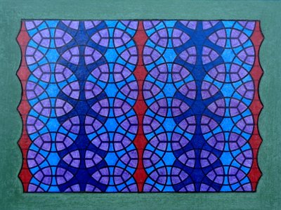 Circles in Hexagonal Grid by Peter McClure