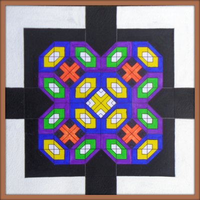 CROSSED SQUARE, 2021 by Peter McClure