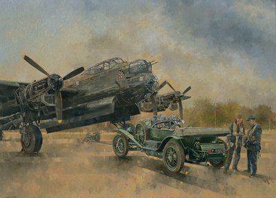A Lancaster and a Bentley, 2000 by Peter Miller