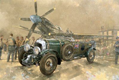 Bentley and Spitfire by Peter Miller