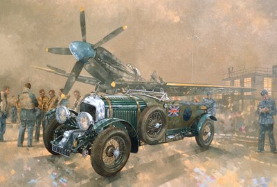 Bentley and Spitfire by Peter Miller