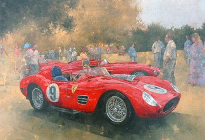 Ferrari, day out at Meadow Brook by Peter Miller