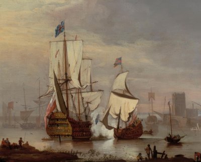Warship Royal Sovereign / Monamy by Peter Monamy