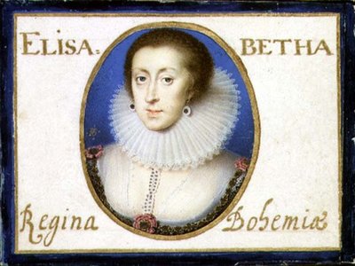 Portrait of Elizabeth, Queen of Bohemia by Peter Oliver