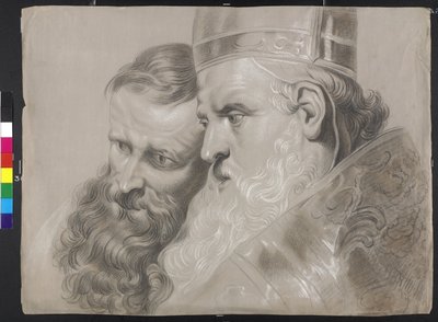 Saint Ambrose and Emperor Theodosius by Peter Paul Rubens by Peter Paul (after) Rubens
