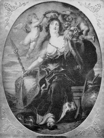 Portrait of Mary of Medici (after a painting by Peter Paul Rubens) by Peter Paul (after) Rubens
